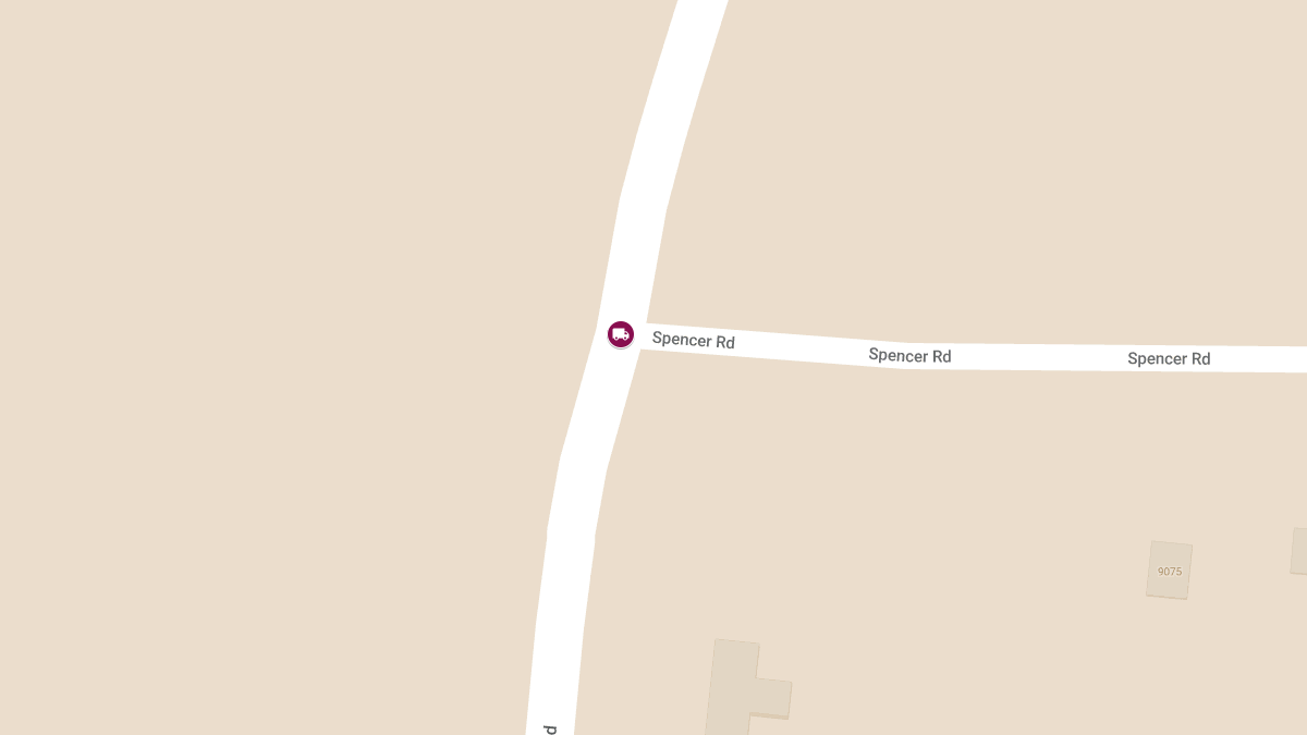 Semi-Truck Crash at South Greenville Rd & West Spencer Rd