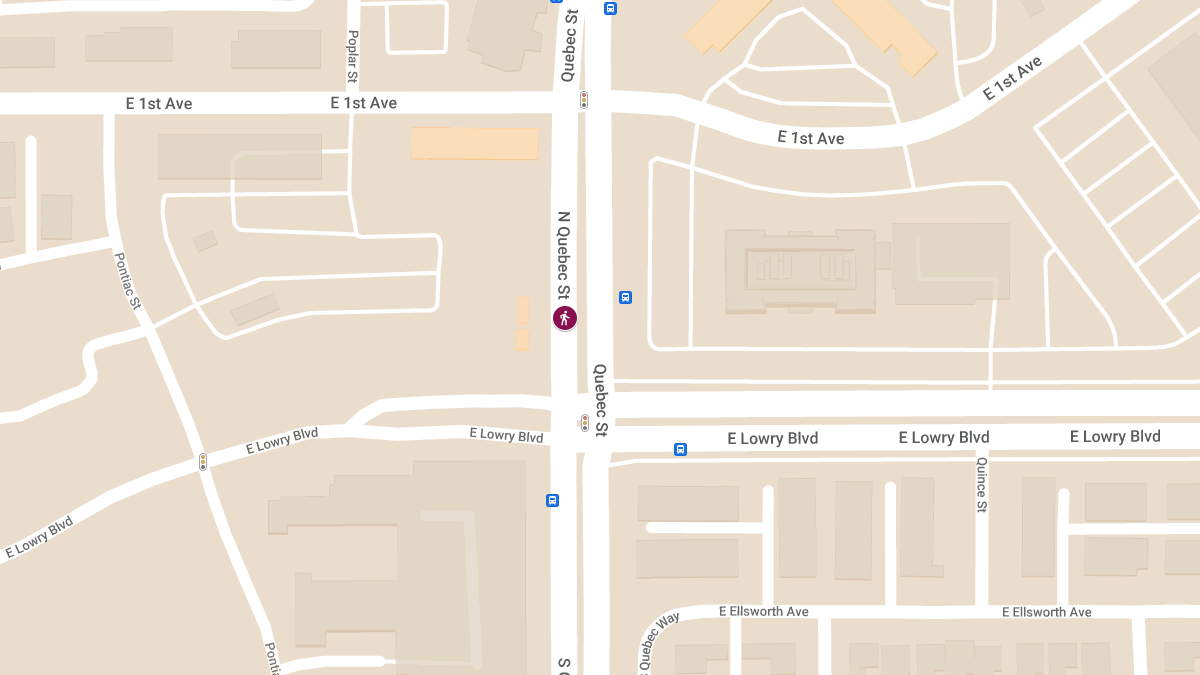 Serious Injury Accident Involving Motorist and Pedestrian at 3700 N Quebec St