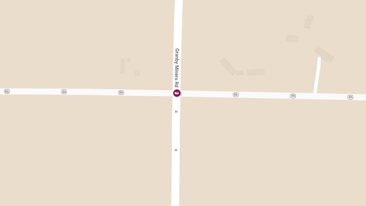 Serious Injury Crash at Hwy 86 & Hwy H