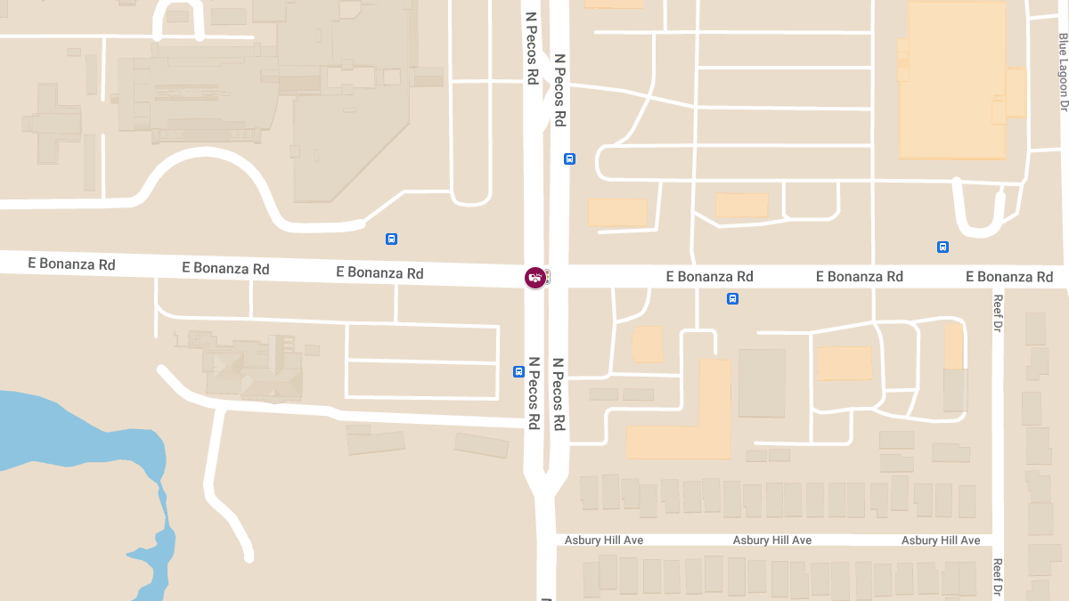 Serious Injury Multi-Car Crash at Pecos Rd & Bonanza Rd