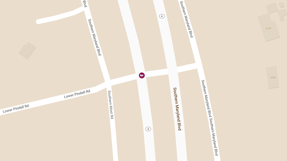 Serious T-Bone Crash at SB Rt 4 & Lower Pindell Rd