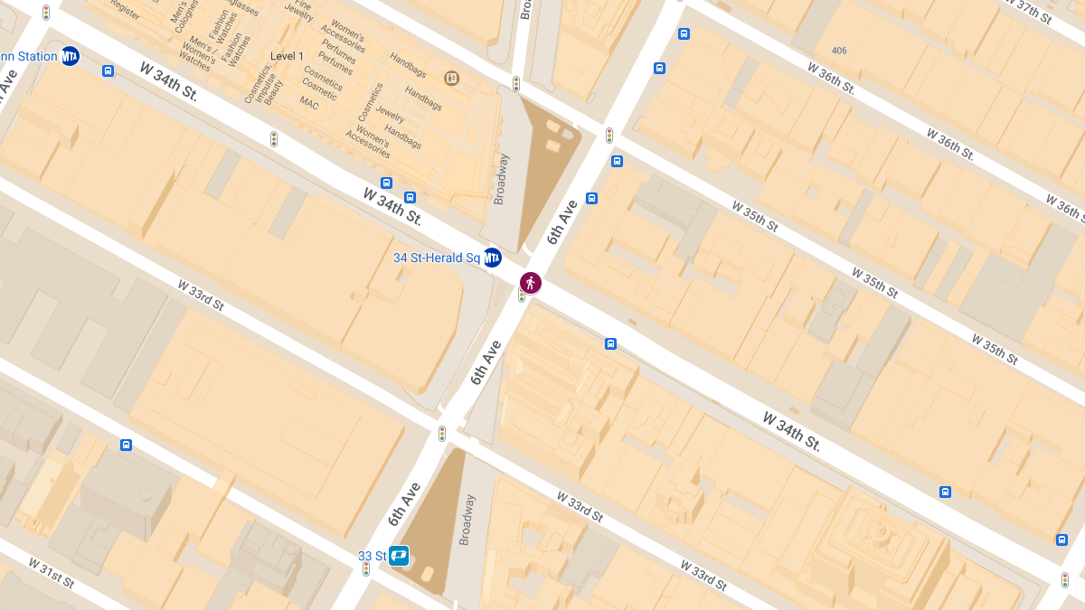 Several Pedestrians Struck at W 34th St & 6th Ave
