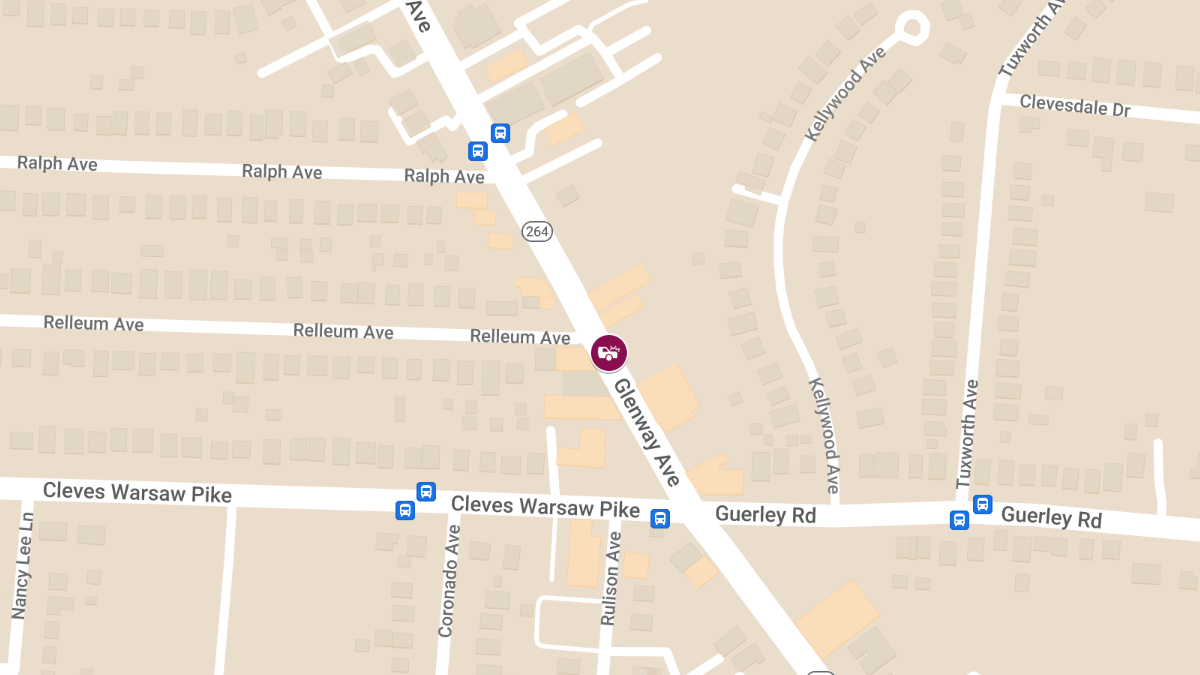 Six-Car Collision With Injuries at 4920 Glenway Ave