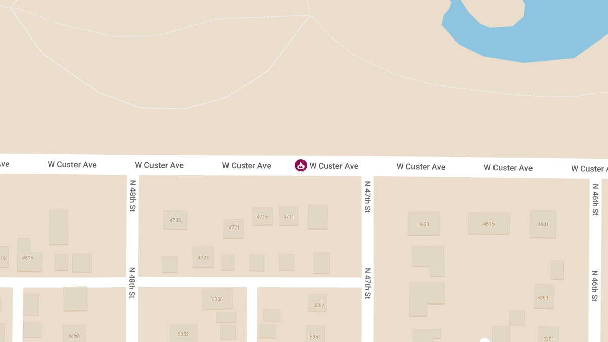 Structure Fire Causes Injuries at 4700 Block W Custer