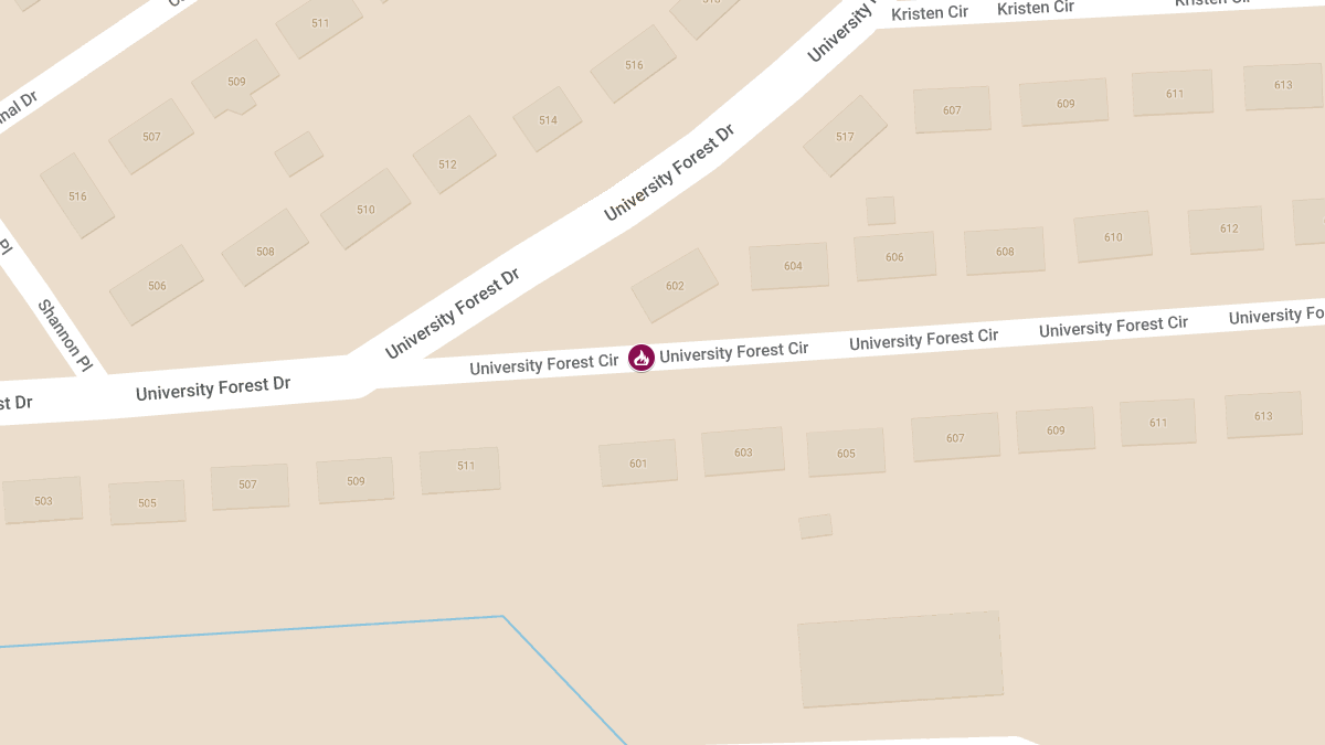 Structure Fire on University Forest Circle Leaves One Injured