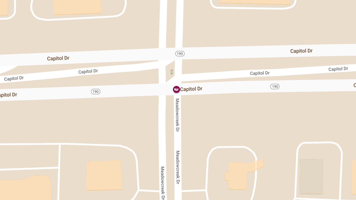 T-Bone Accident with Injuries at Capitol Dr & Meadowcreek Dr