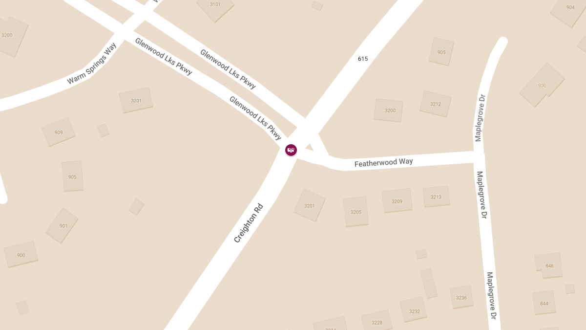 T-Bone Collision with Injuries at Creighton Rd and Featherwood Way