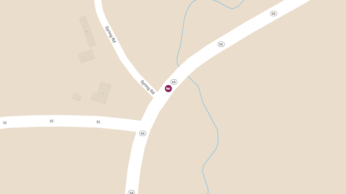 Three-Car Crash on State Route 66 with Overturned Vehicle