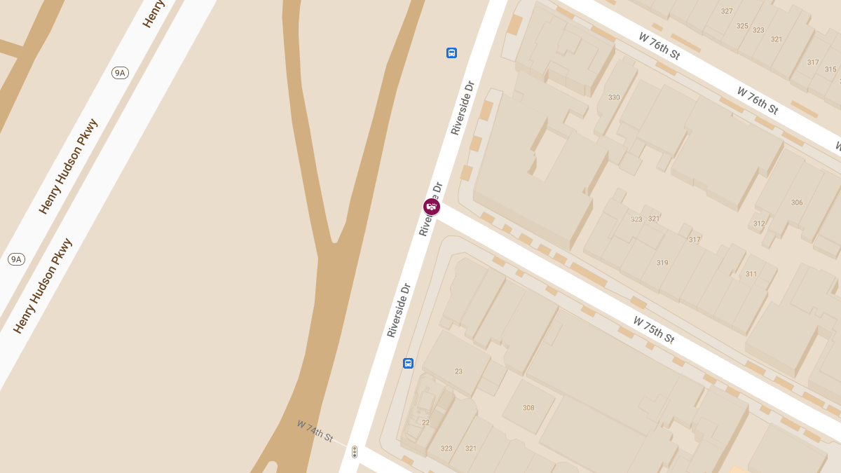 Three-Vehicle Collision With Injuries at W 75th St & Riverside Dr