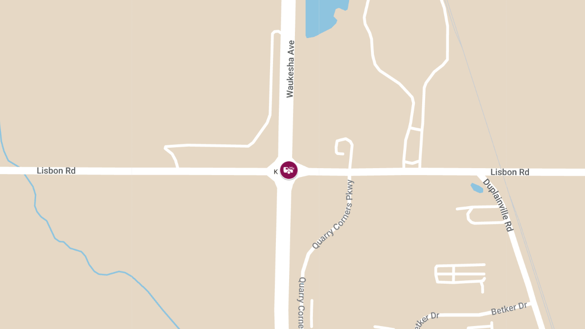 Three-Vehicle Crash Involving Plow Truck with Injuries on Redford Blvd & Lisbon Rd