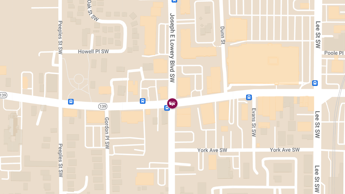 Traffic Collision With Injuries at Joseph E Lowery Blvd SW & Ralph David Abernathy Blvd SW