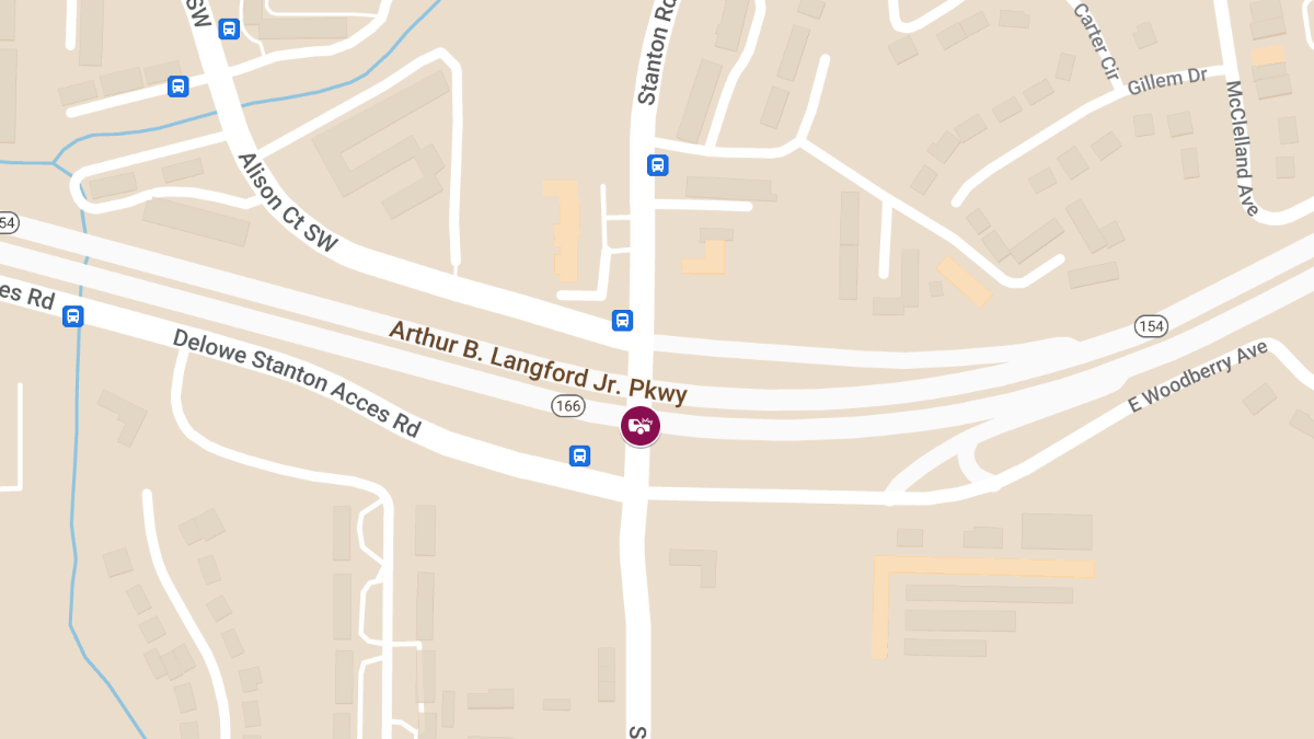 Traffic Collision with Injuries at Arthur Langford Pkwy W & Greenbriar Pkwy SW