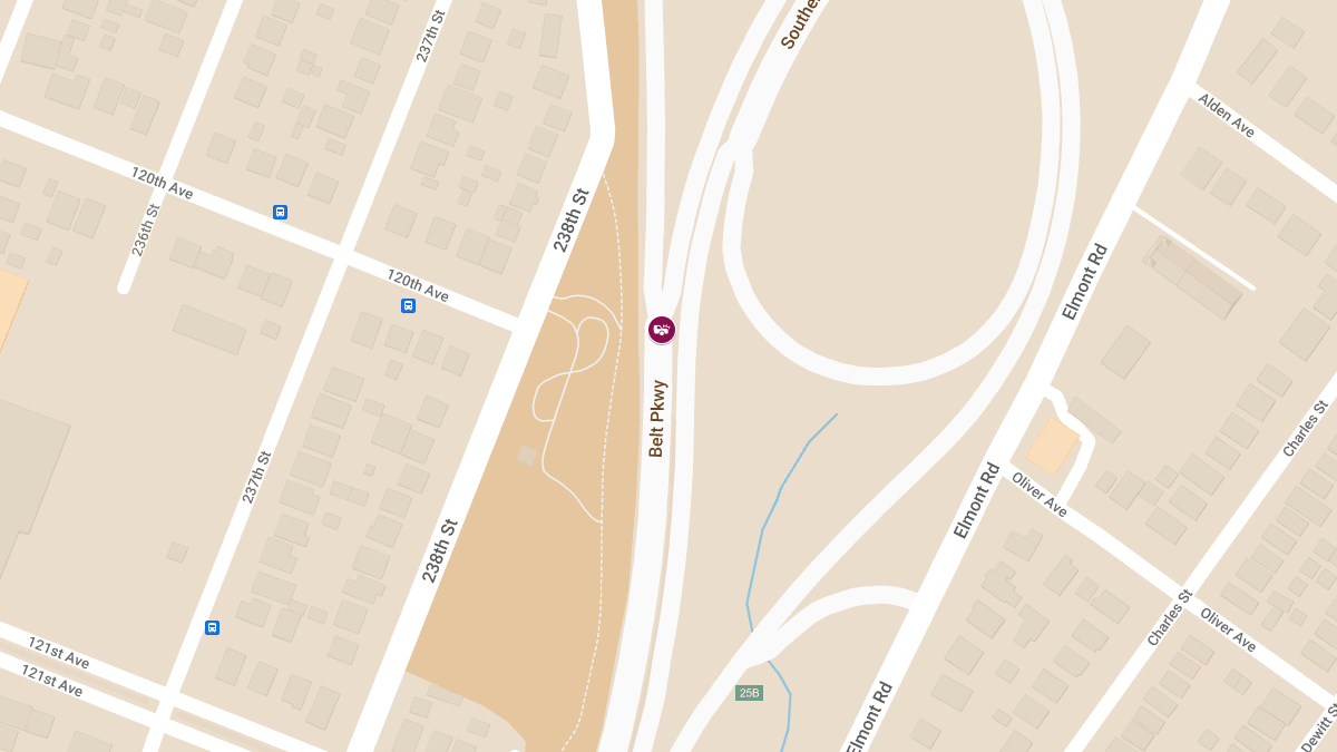 Traffic Collision with Injuries at Belt Pkwy W & Cross Island Pkwy S