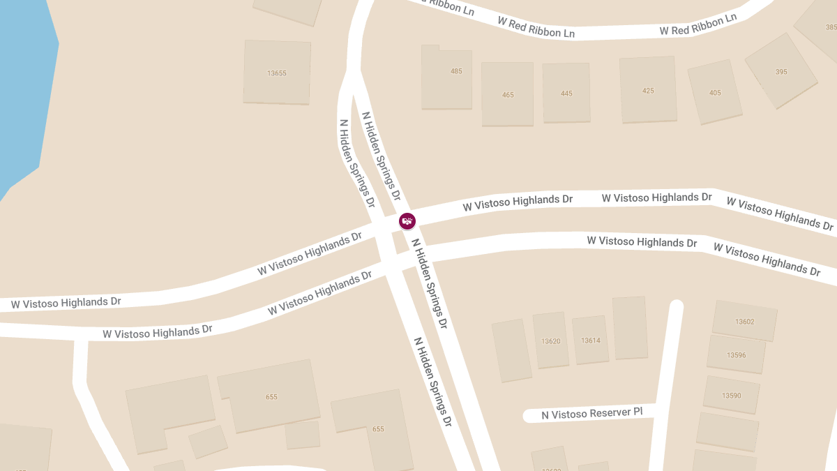 Traffic Crash at W Vistoso Highlands Dr & N Hidden Springs Dr