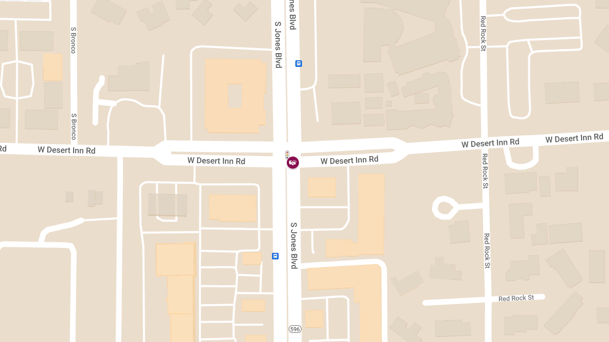 Traffic Crash with Injuries at S Jones Blvd and W Desert Inn Rd
