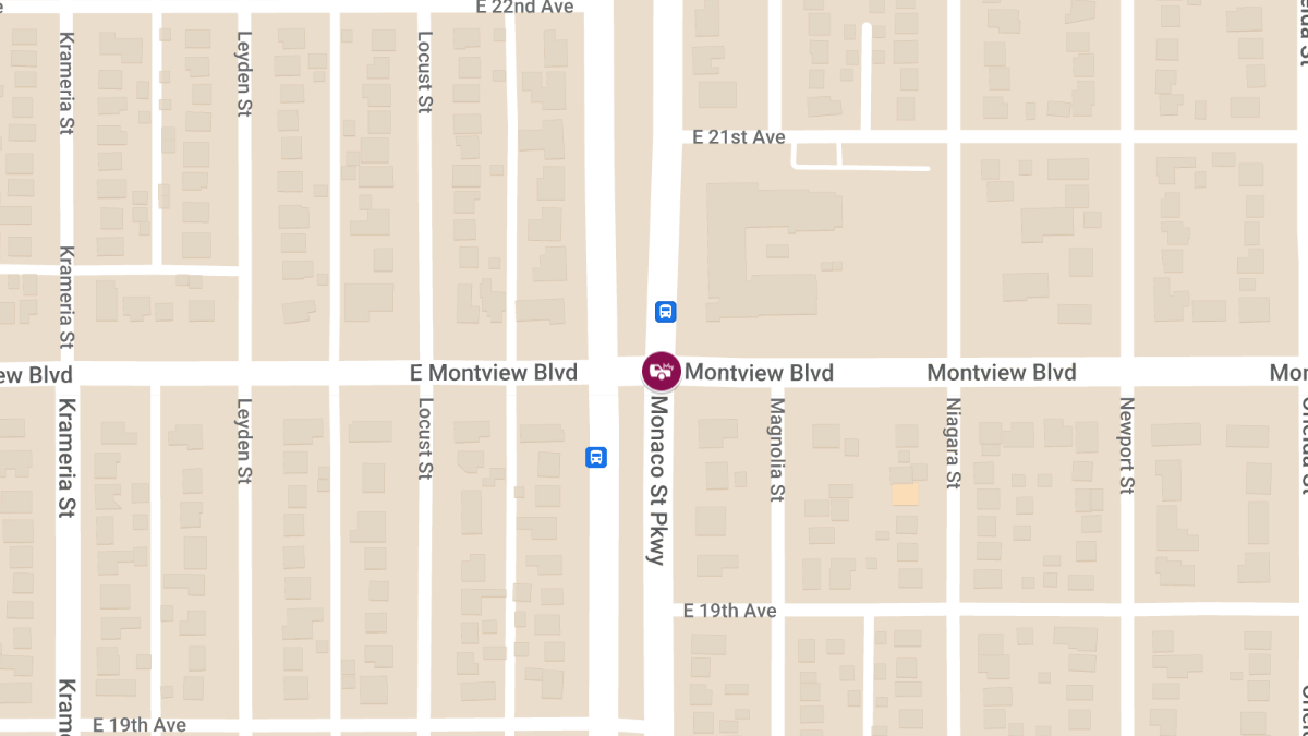 Traffic Crash with Serious Injuries at Monaco and Montview