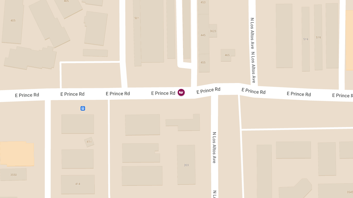 Traffic Halted Due to Injury Collision at 315 E Prince Rd