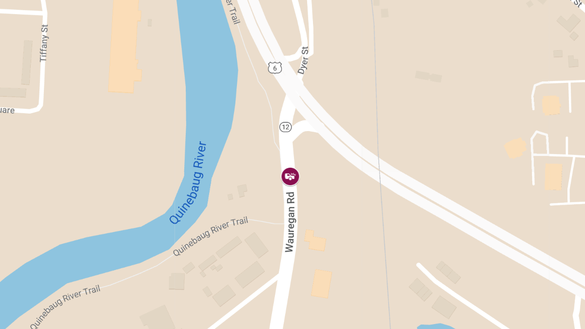 Two-Car Accident on Wauregan Rd