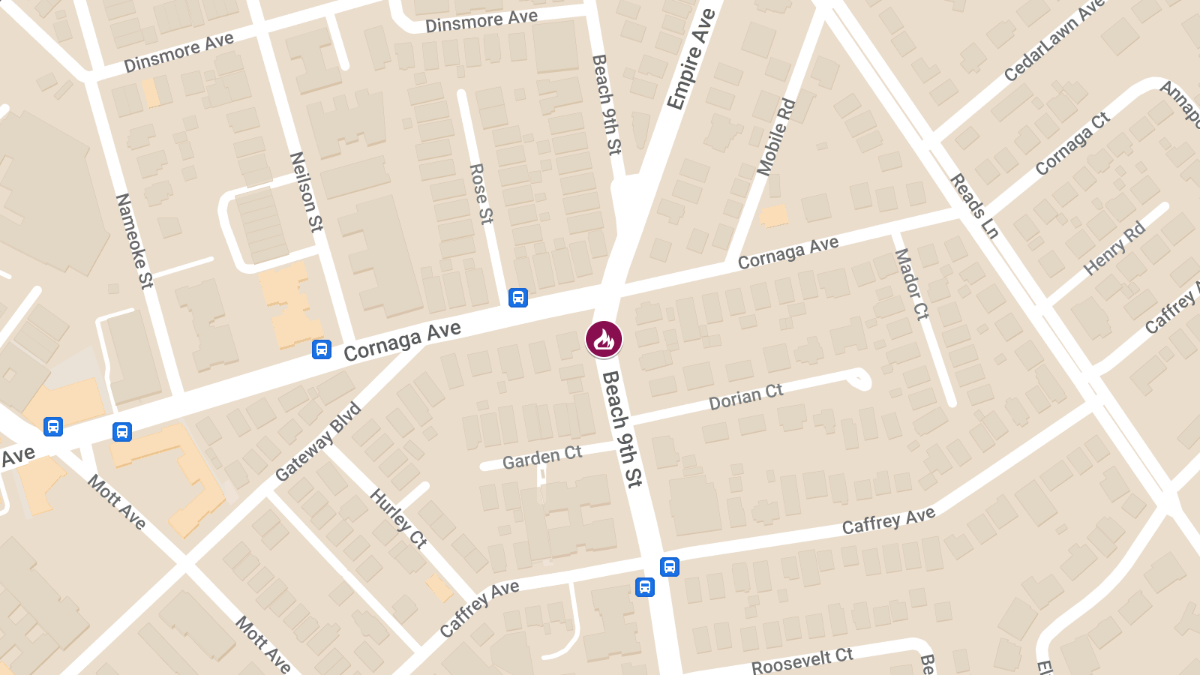 Two Injured in Apartment Fire at 729 Bch 9th St