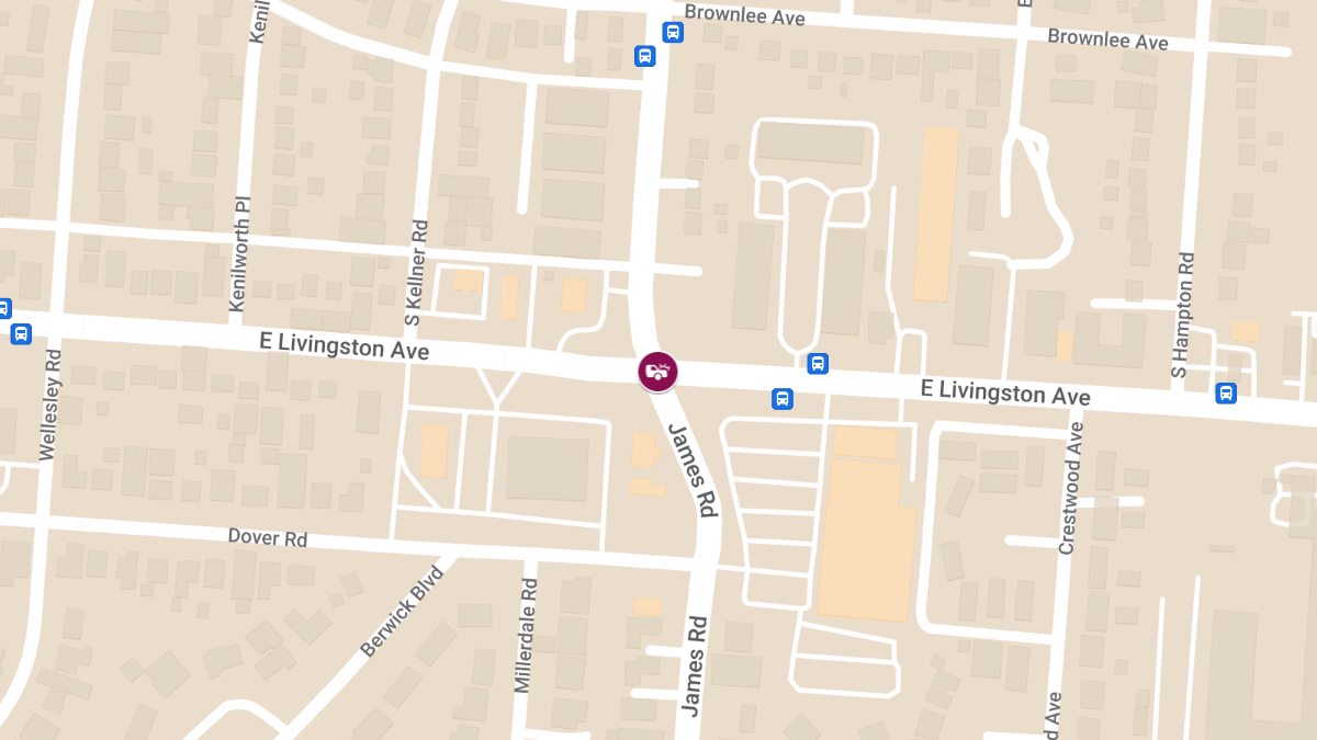 Two Injured in Crash on S James Rd