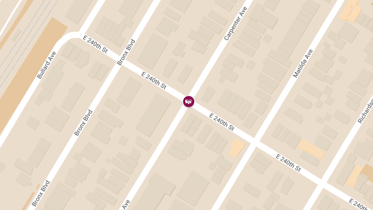 Two Injured in Vehicle Collision at E 240th St & Carpenter Ave