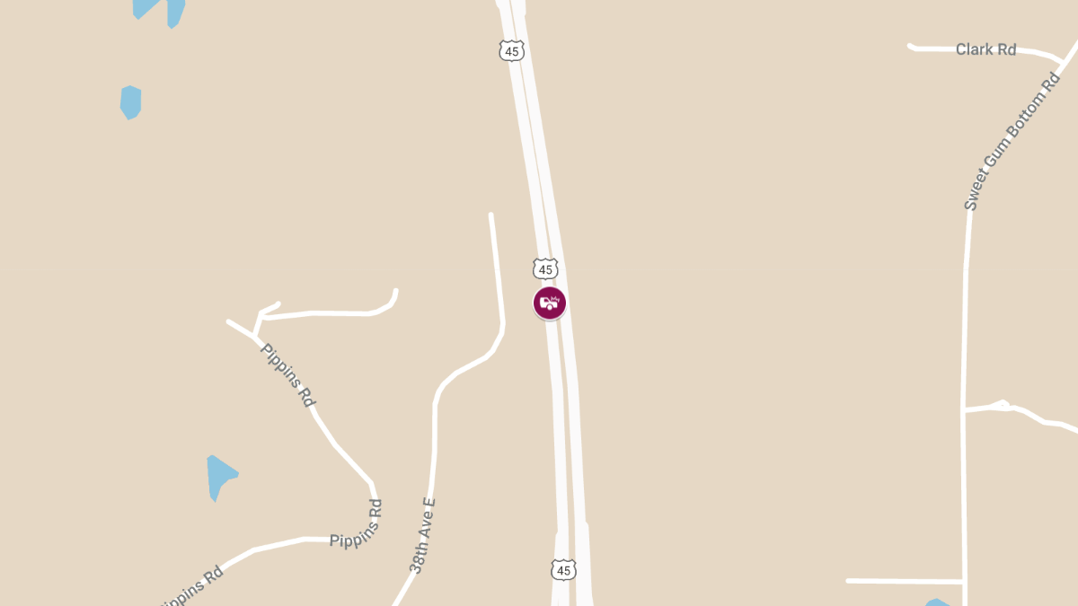 Two Killed, Two Injured in Highway 45 Collision with Road Equipment