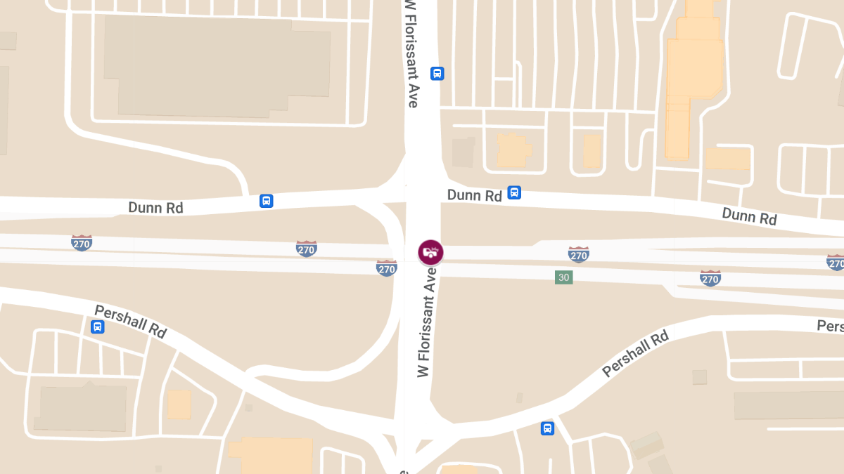 Two Seriously Injured in Crash on W Florissant Ave and I-270 EB