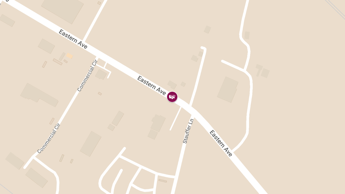 Two Seriously Injured in Two-Vehicle Crash on Eastern Ave near Stauffer Ln