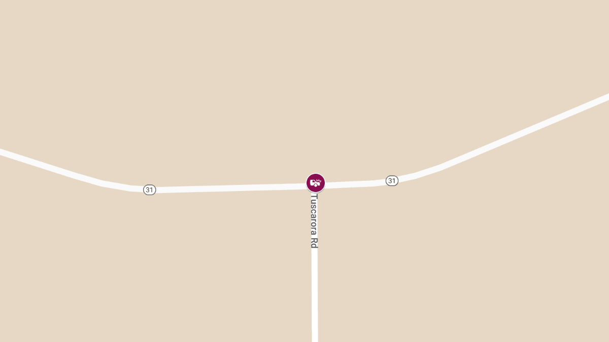 Two-Vehicle Accident With Injuries at Saunders Settlement Rd & Tuscarora Rd