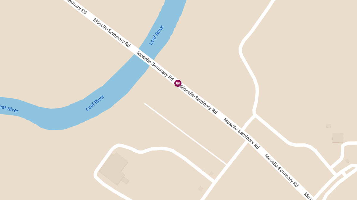 Two-Vehicle Accident at Leaf River Bridge on Moselle-Seminary Rd