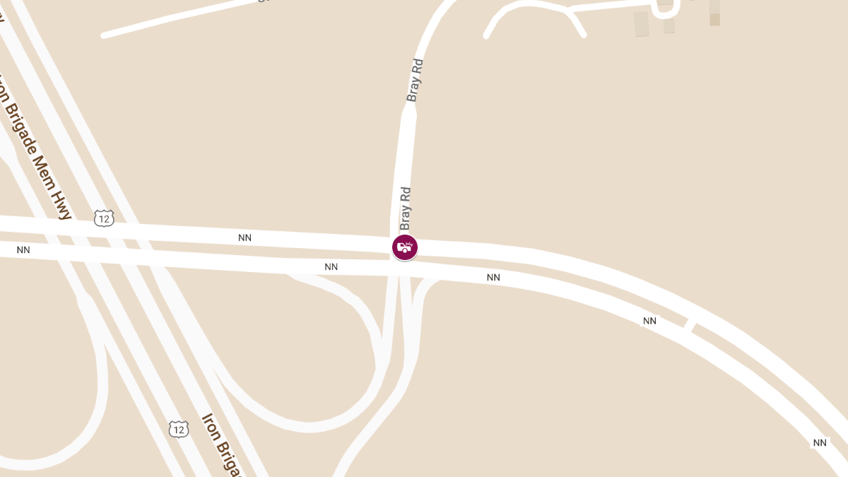 Two-Vehicle Accident at NN and Bray Rd