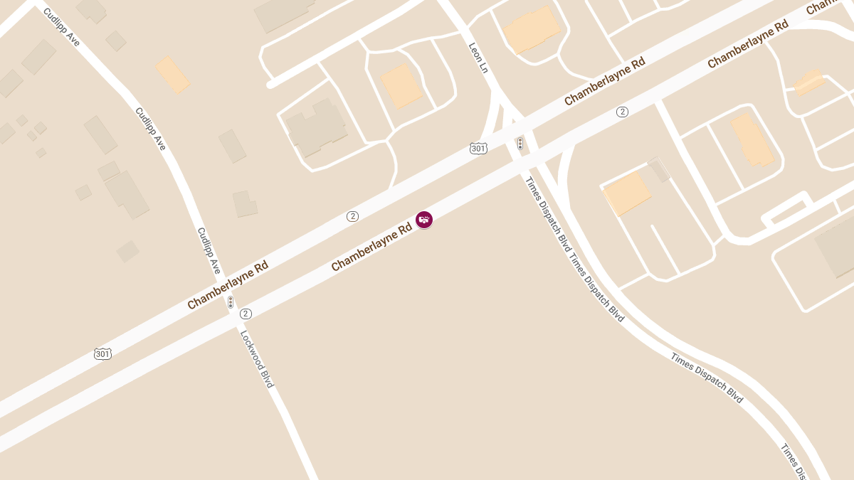 Two-Vehicle Accident on Chamberlayne Rd
