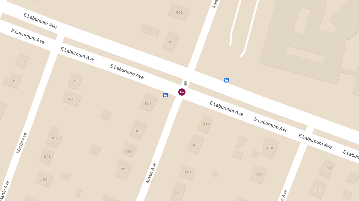 Two-Vehicle Accident with Entrapment at E Laburnum Ave & Austin Ave
