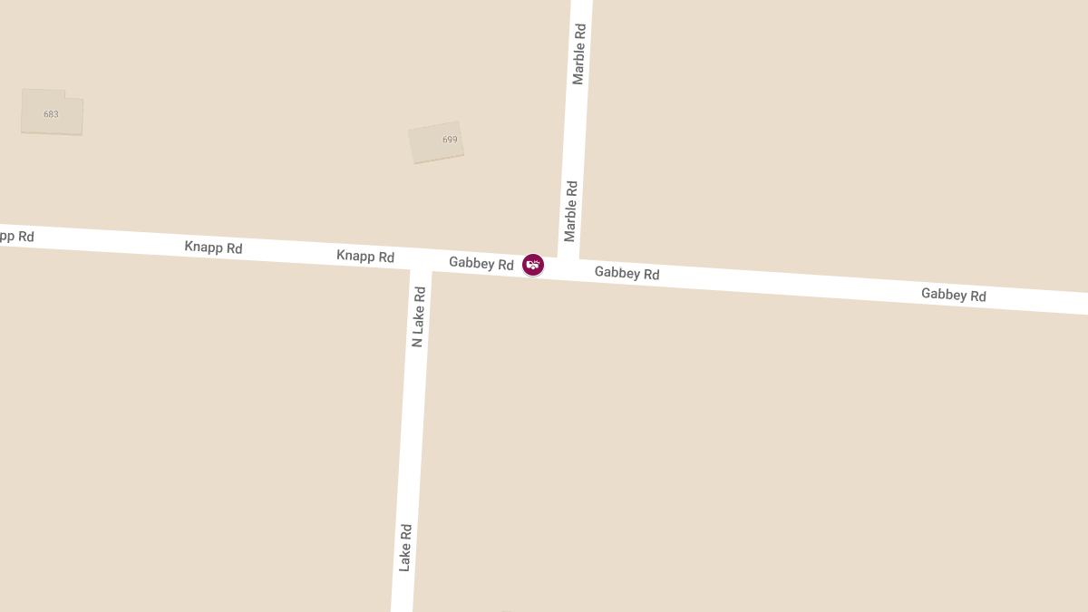 Two-Vehicle Accident with Injuries at 736 Gabbey Rd