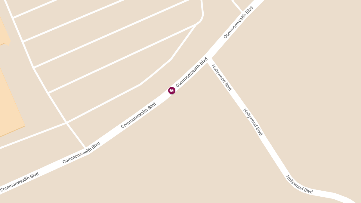 Two-Vehicle Accident with Injuries on Commonwealth Blvd in Front of Walmart