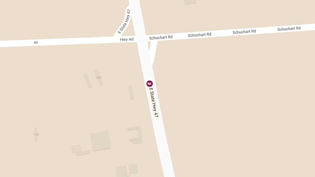 Two-Vehicle Accident with Injuries on MO-47 South of Rte AD