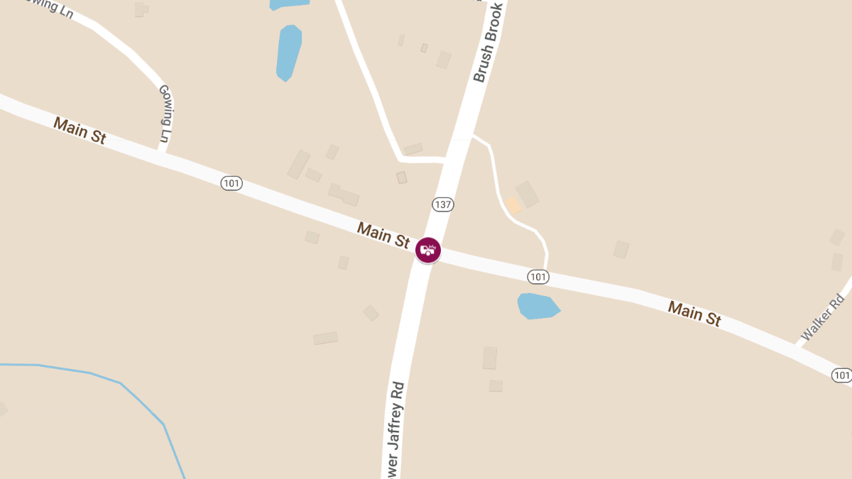 Two-Vehicle Accident with Injuries on Rt. 101 at Rt. 137