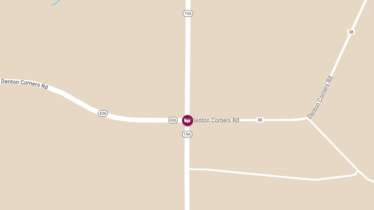 Two-Vehicle Accident with Injuries on Rt. 19A & Rt. 436