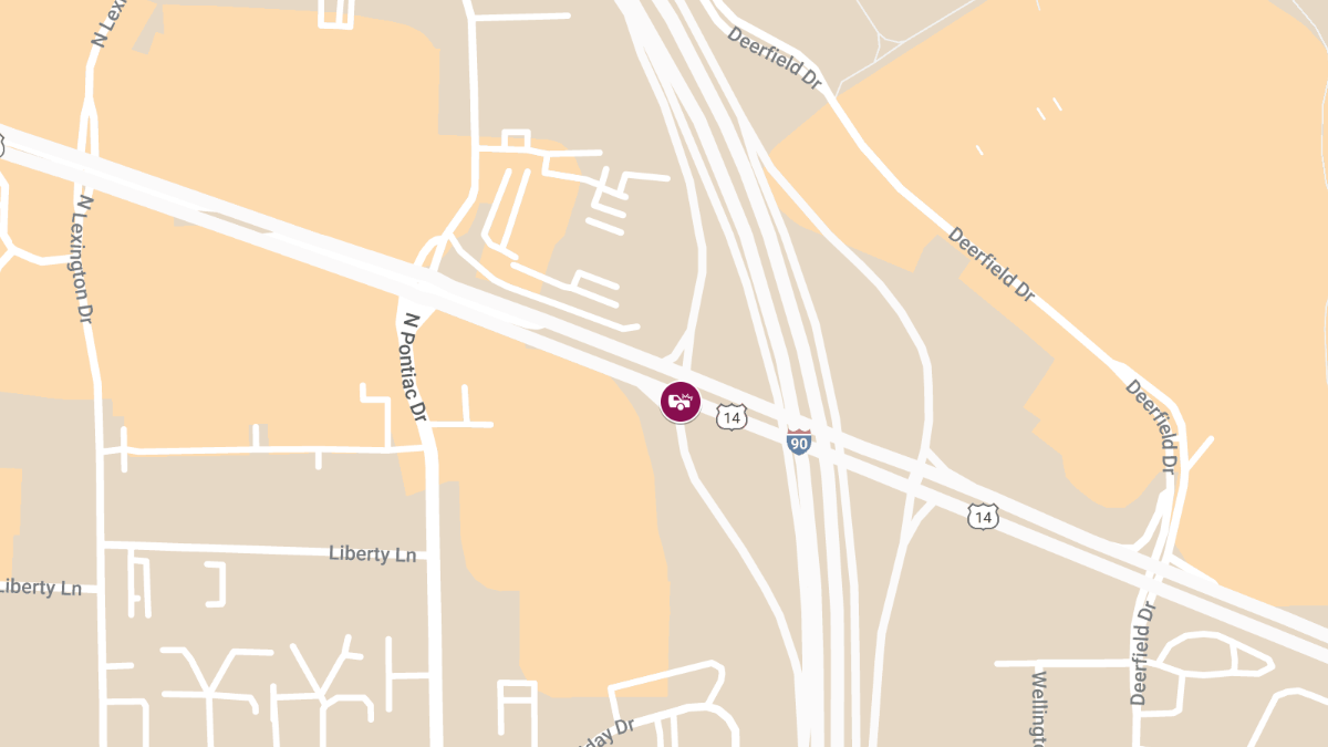 Two-Vehicle Accident with Injury on Highway 14 near I-90