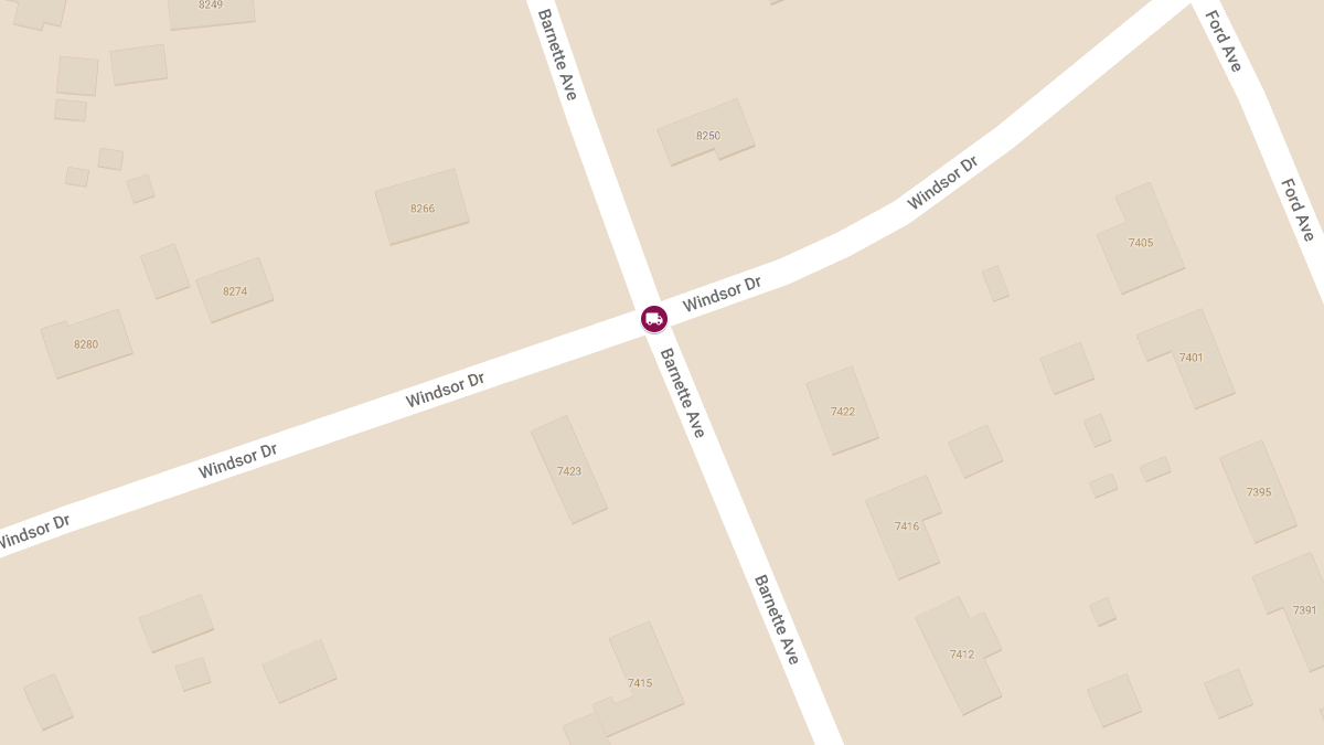 Two-Vehicle Accident with Overturned Truck at Barnette Ave & Windsor Dr Causes Injuries