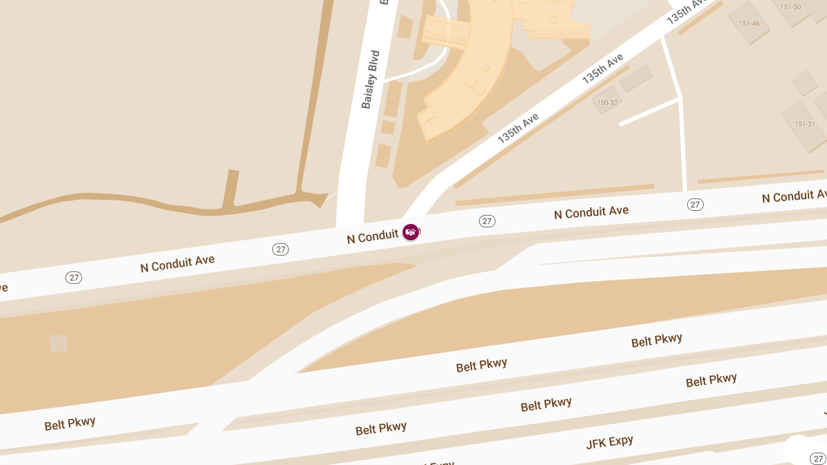 Two-Vehicle Collision, One Person Injured at N Conduit Ave & 135th St