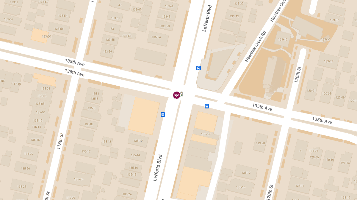 Two-Vehicle Collision With Injuries at 135th Ave & Lefferts Blvd