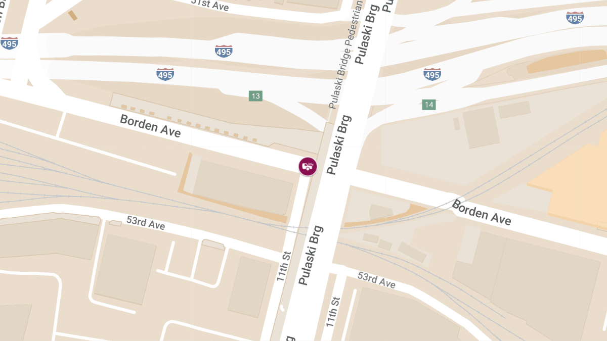 Two-Vehicle Collision With Injuries at Borden Ave & 11th St