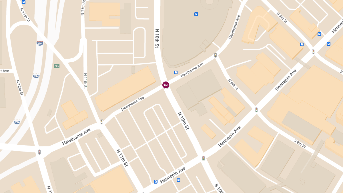 Two-Vehicle Collision With Injuries at N 10th St & Hawthorne Ave