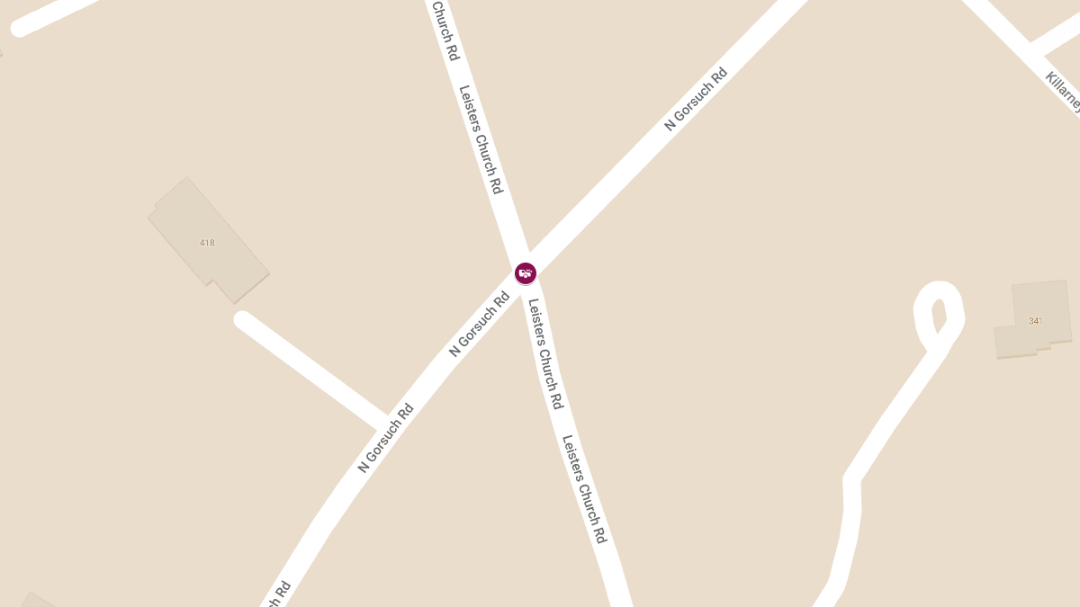 Two-Vehicle Collision With Rollover at Leisters Church Rd & North Gorsuch Rd