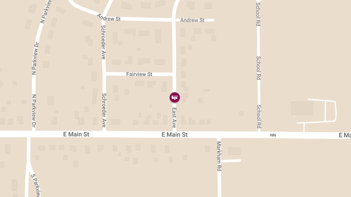 Two-Vehicle Collision at East Ave & Roberta Ave