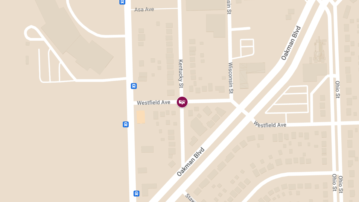 Two-Vehicle Collision at Westfield St & Kentucky St