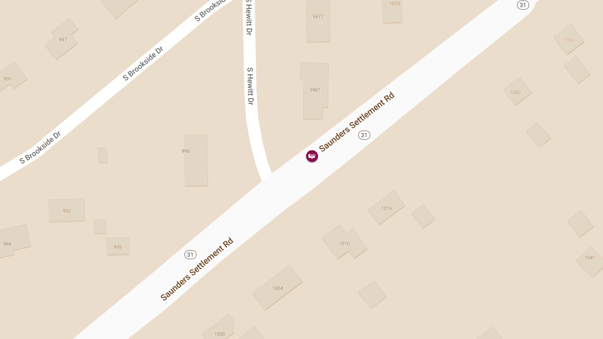 Two-Vehicle Collision on Saunders Settlement Rd