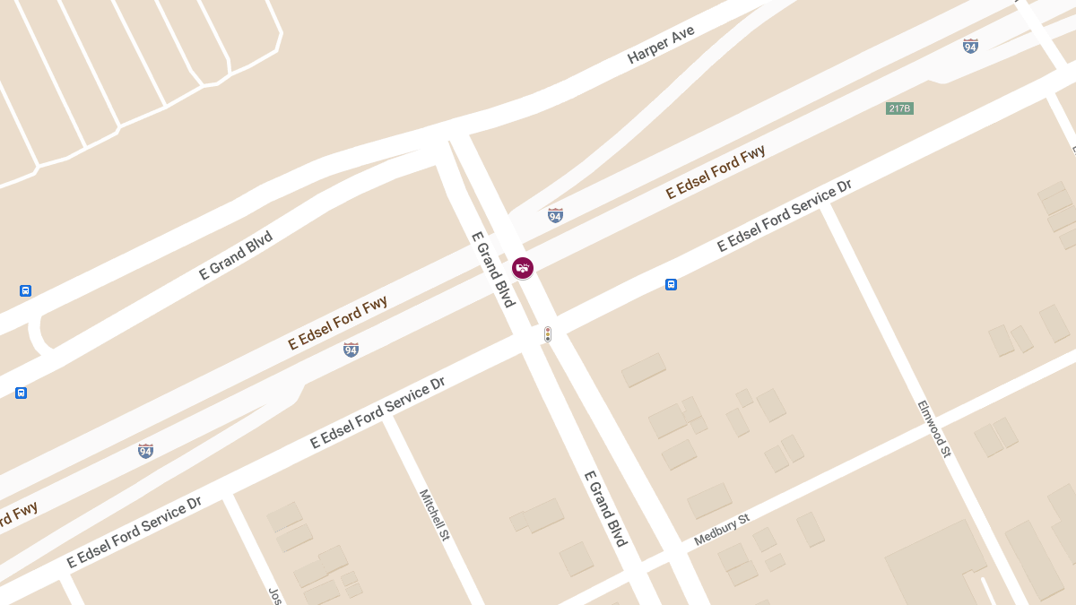 Two-Vehicle Collision with Injuries and Argument on I-94 E & E Grand Blvd