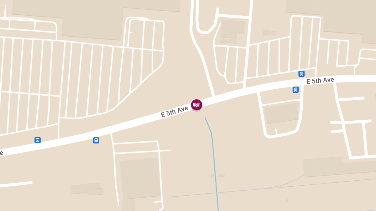 Two-Vehicle Collision with Injuries at 4185 E 5th Ave